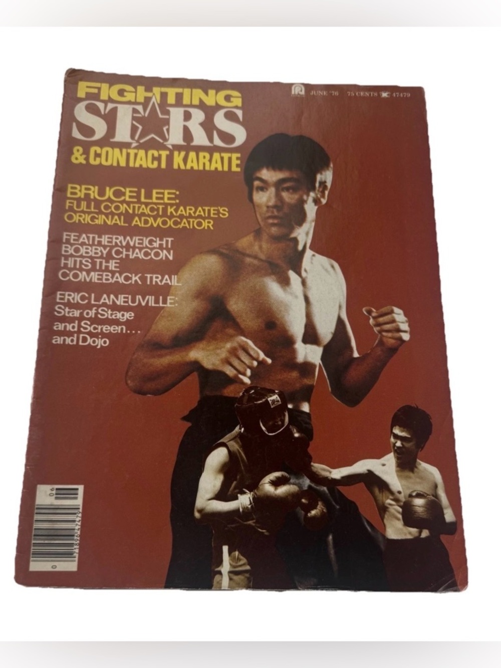 1976 FIGHTING STARS martial arts magazine featuring Bruce Lee.